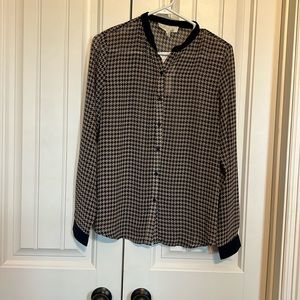 Olive & Oak houndstooth patterned top